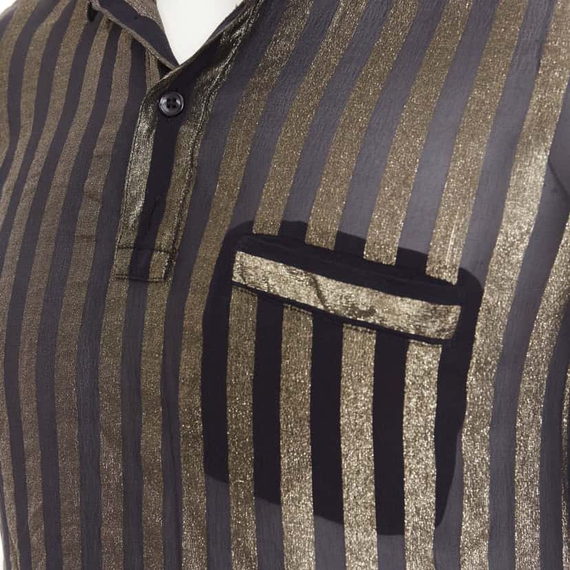 Saint Laurent Product Black Silk Very good condition - Back View