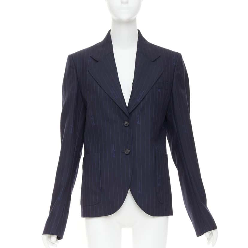 Versace Product Navy Wool Very good condition - Front View