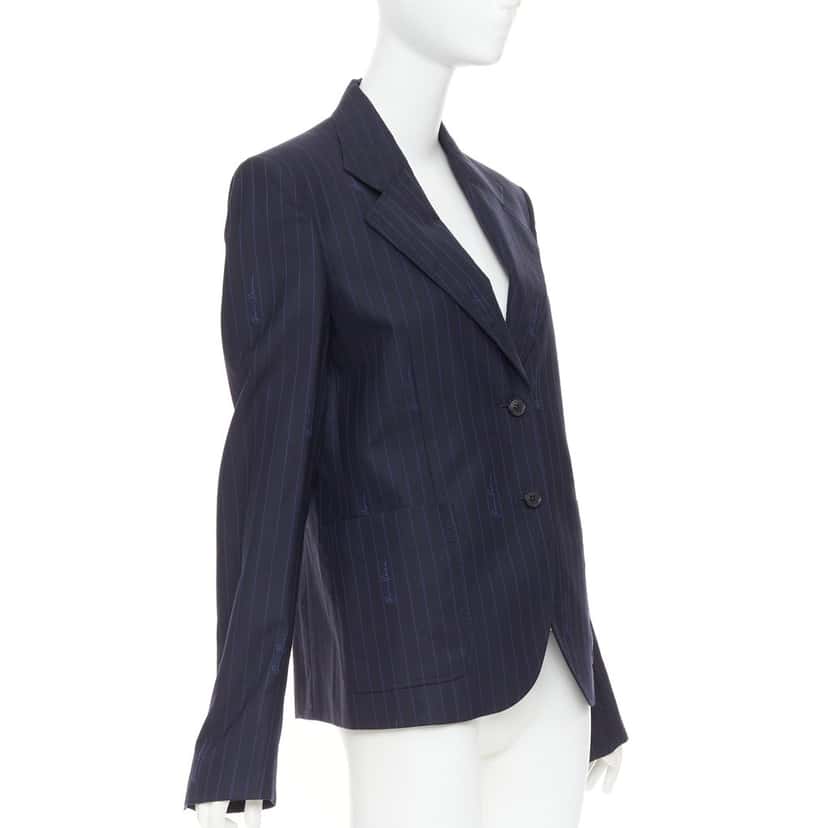 Versace Product Navy Wool Very good condition - Inside View