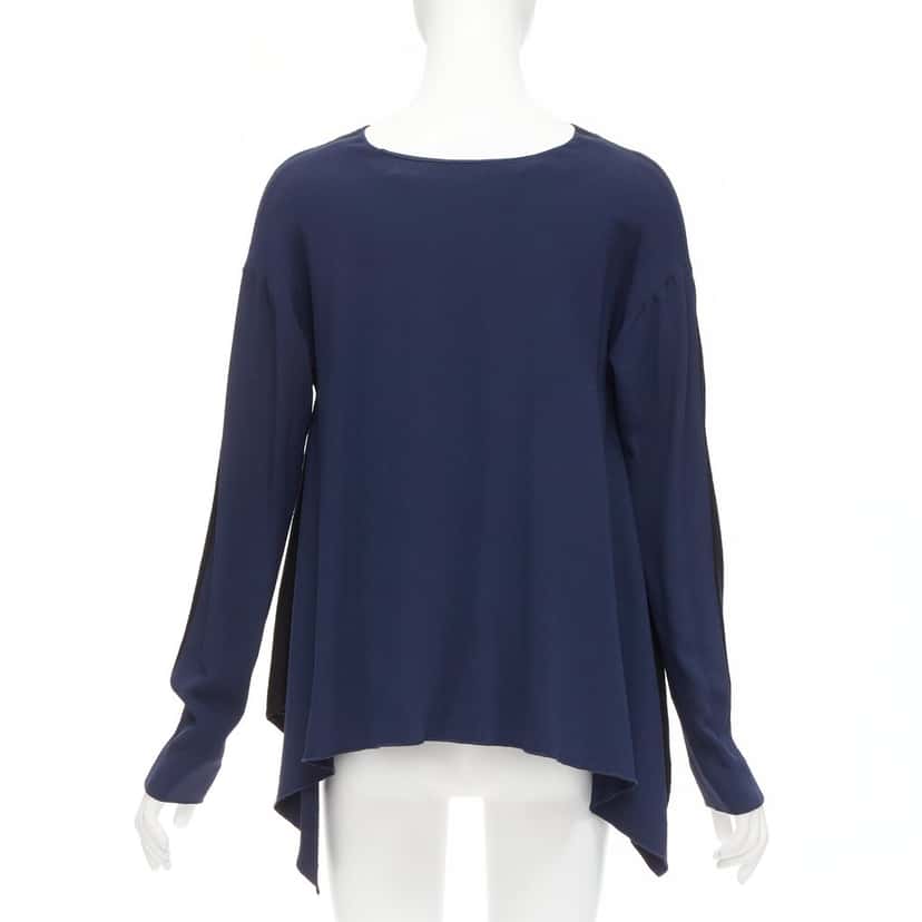 Stella McCartney Handkerchief Sweater Black Wool Never worn - Box View