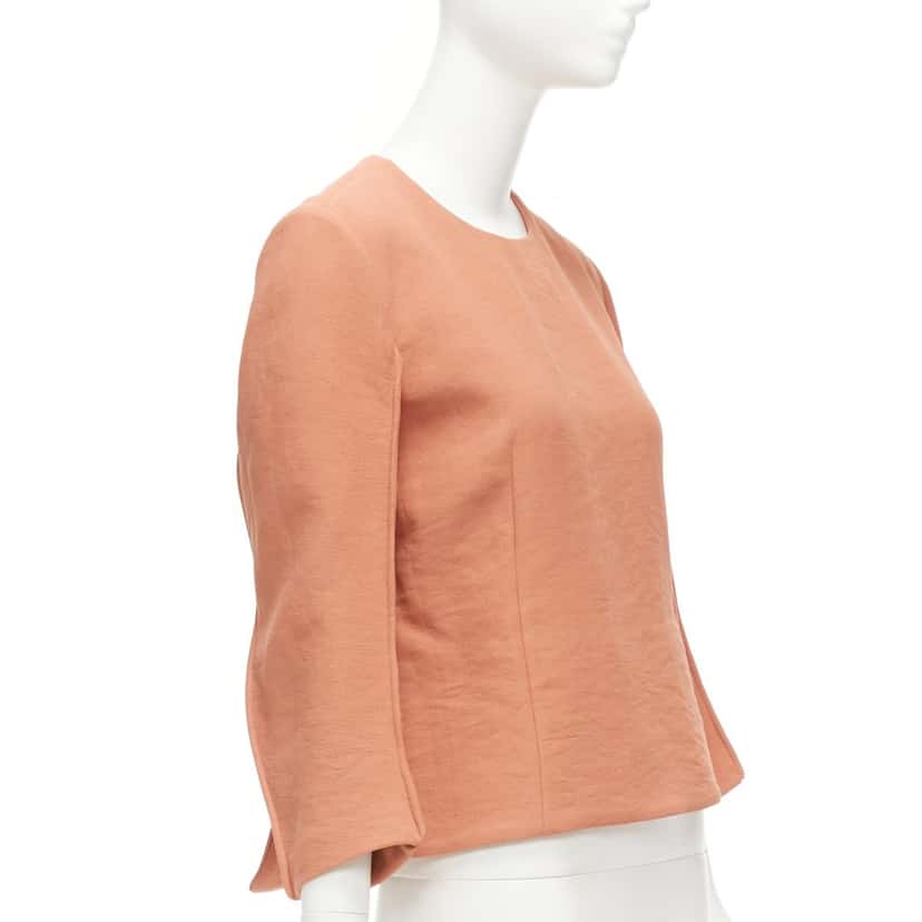 Marni Reverse Piped Top Pink Polyester Very good condition - Model View
