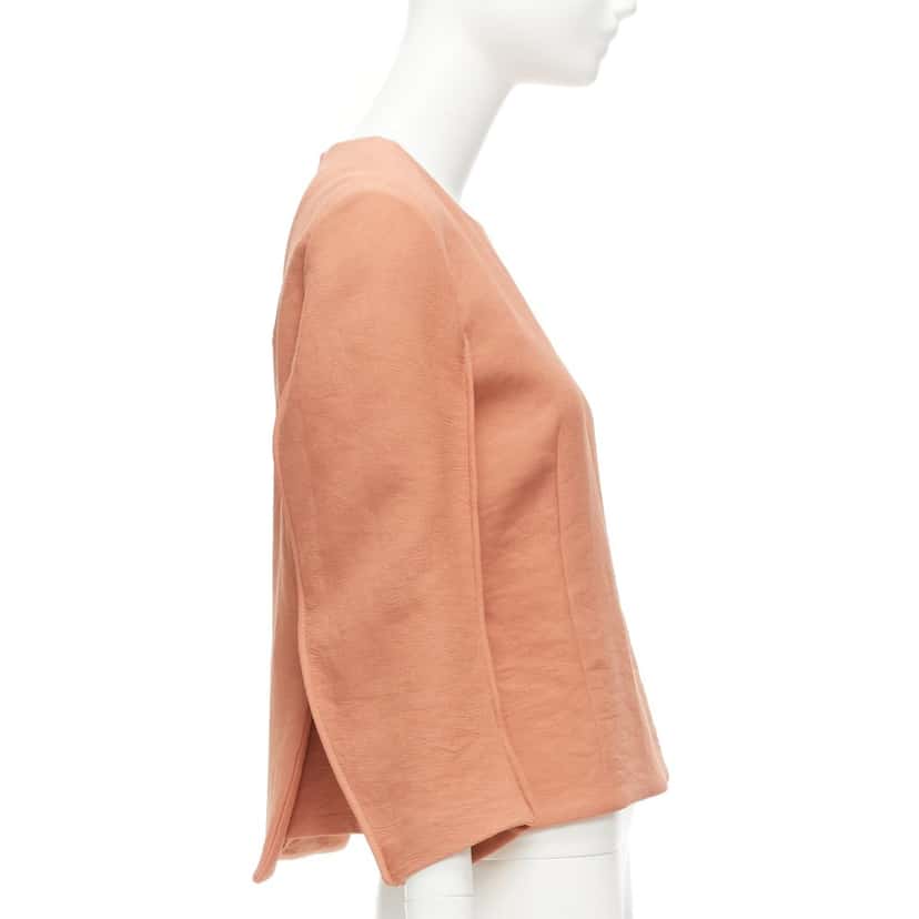 Marni Reverse Piped Top Pink Polyester Very good condition - Box View