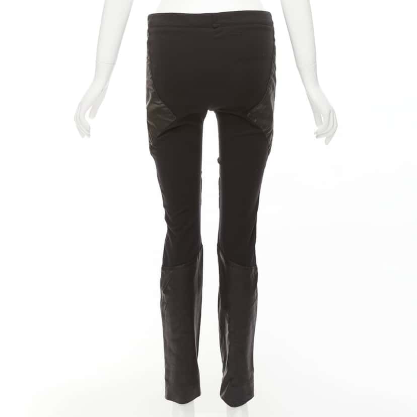 Givenchy Abstract Sweatpants Black Leather Very good condition - Box View