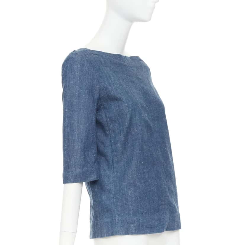 Celine Product Blue Cotton Very good condition - Inside View