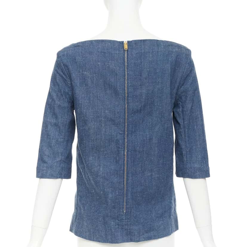 Celine Product Blue Cotton Very good condition - Box View