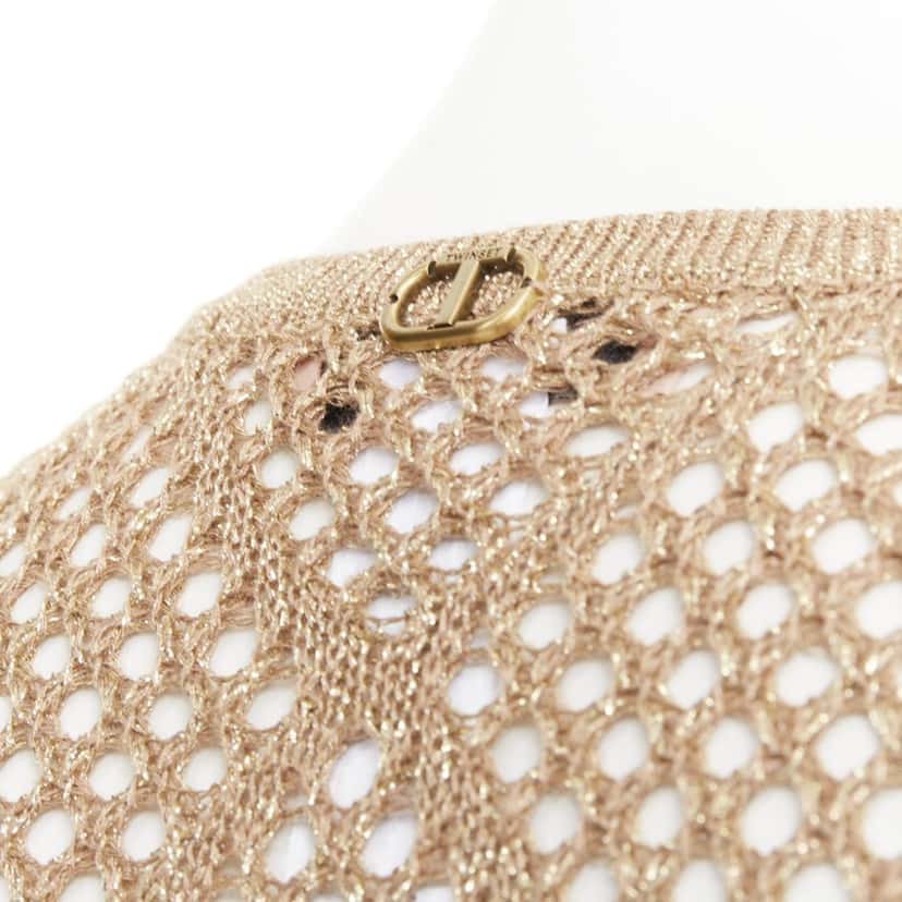 Twinset 241TP3122 Gold Viscose Very good condition - Back View