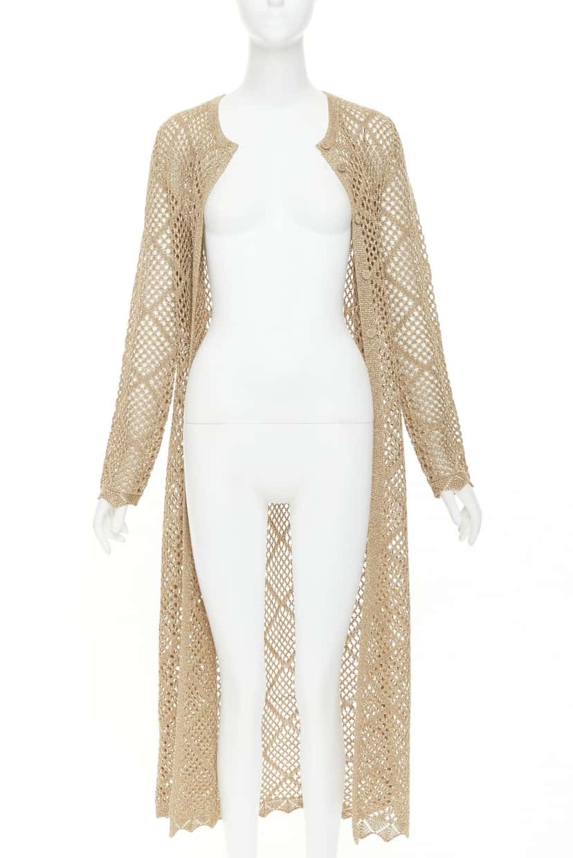 Twinset 241TP3122 Gold Viscose Very good condition - Inside View