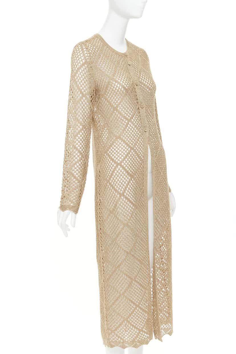 Twinset 241TP3122 Gold Viscose Very good condition - Model View