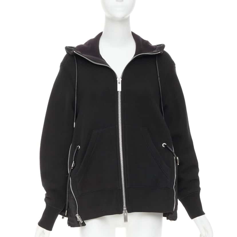 Sacai Product Black Cotton Good condition - Model View