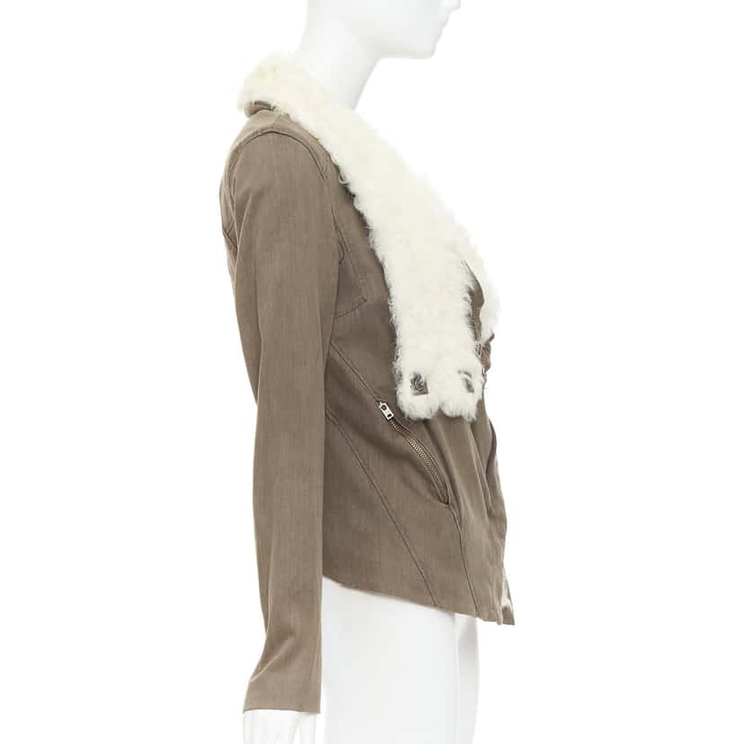 Helmut Lang Product Beige Leather Good condition - Model View