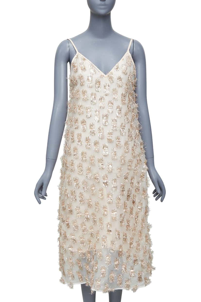 Raey Long Day Beige Silk Never worn, with tag - Front View