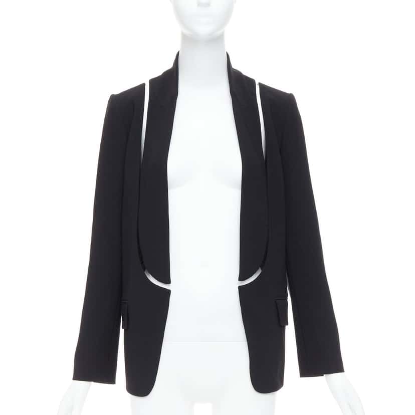 Alexander Wang Cut-Out Long Blazer Black Good condition - Front View
