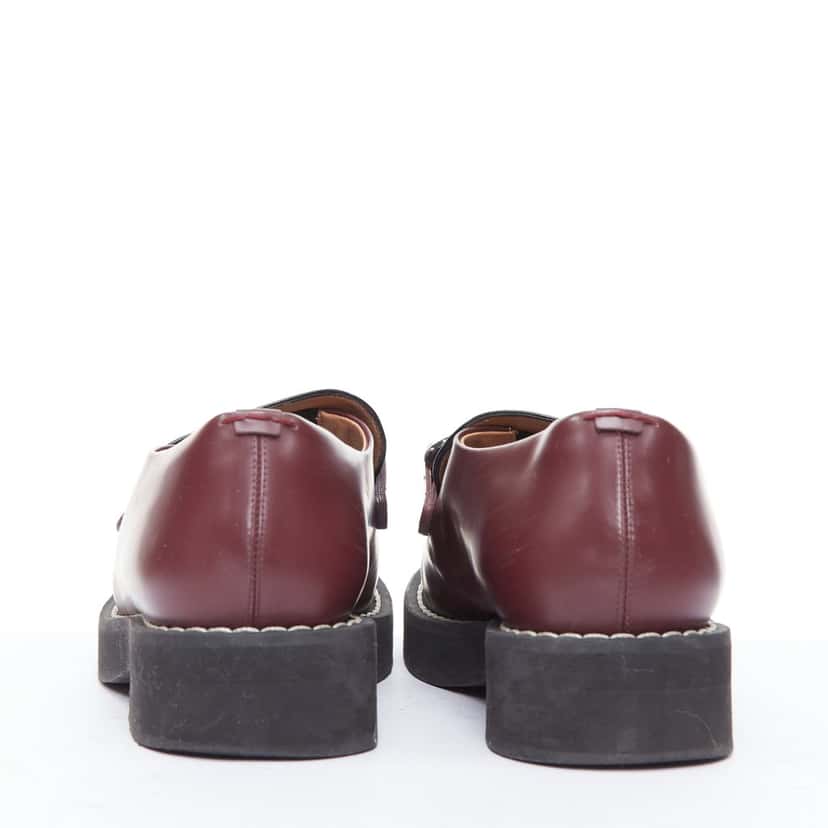 Marni Chunky Buckle Loafers Black Leather Fair condition - Box View