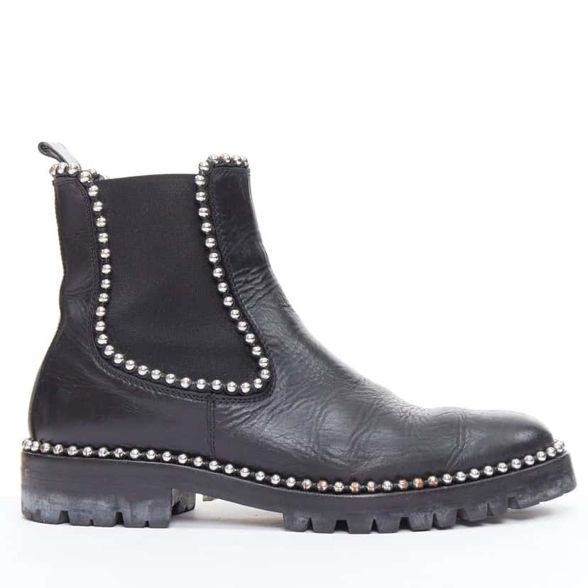 Alexander Wang Spencer Black Leather Fair condition - Front View