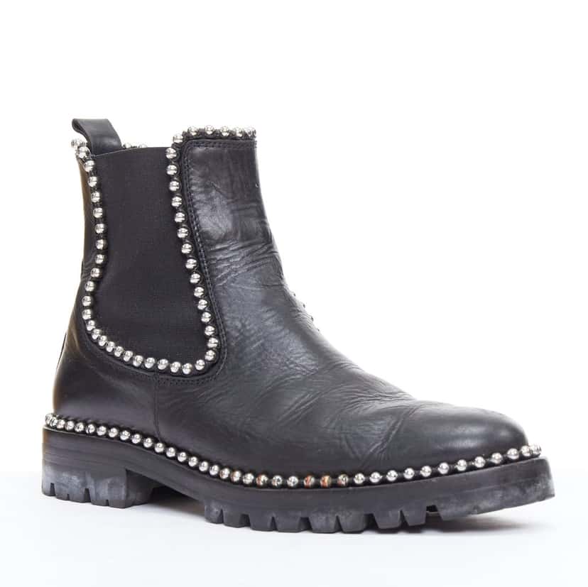 Alexander Wang Spencer Black Leather Fair condition - Back View