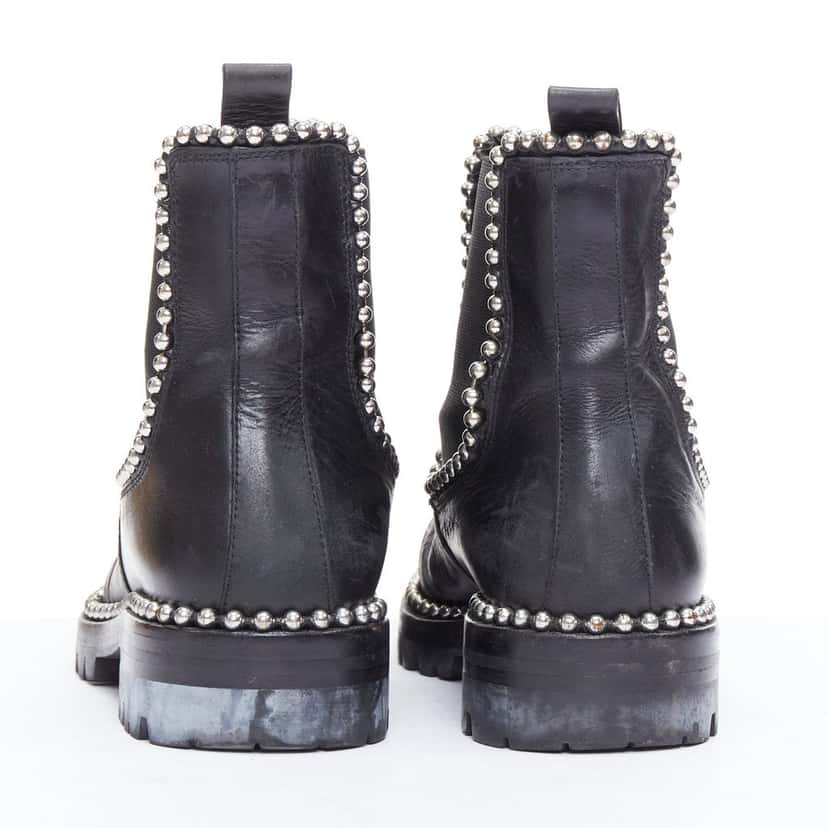 Alexander Wang Spencer Black Leather Fair condition - Box View