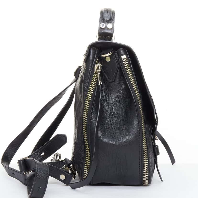 Proenza Schouler PS1 Black Leather Good condition - Inside View