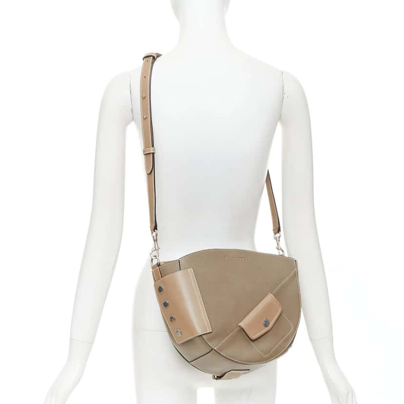 JW Anderson HB03918EASH Khaki Leather Good condition - Back View