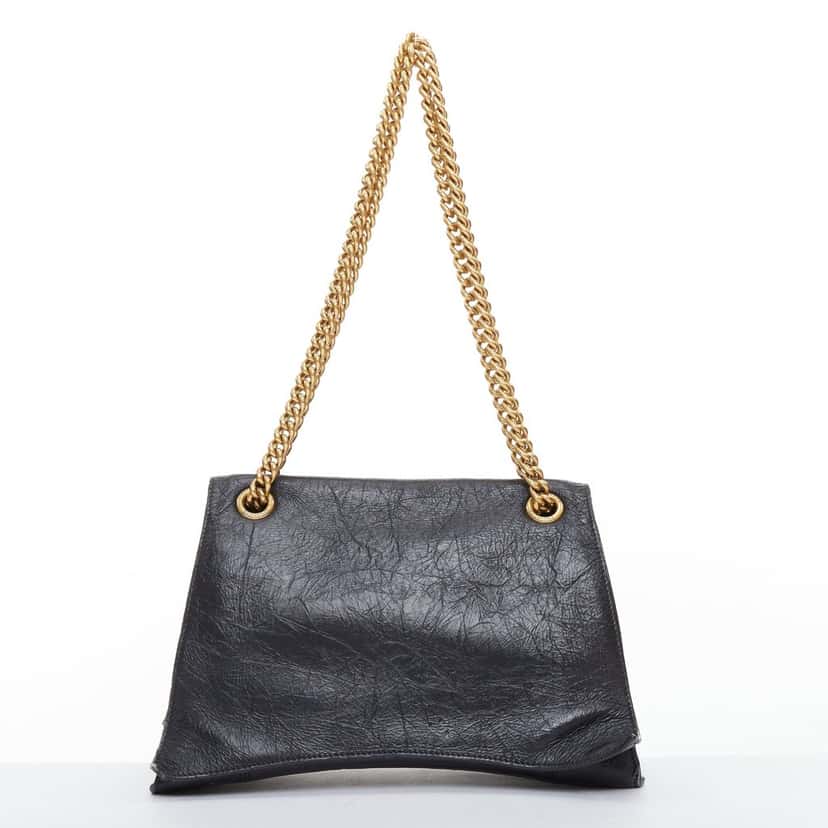 Balenciaga Crush Black Leather Good condition - Box View