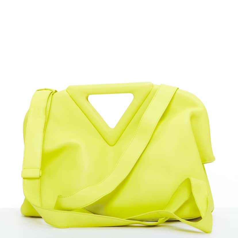 Bottega Veneta Medium Point Green Leather Fair condition - Box View