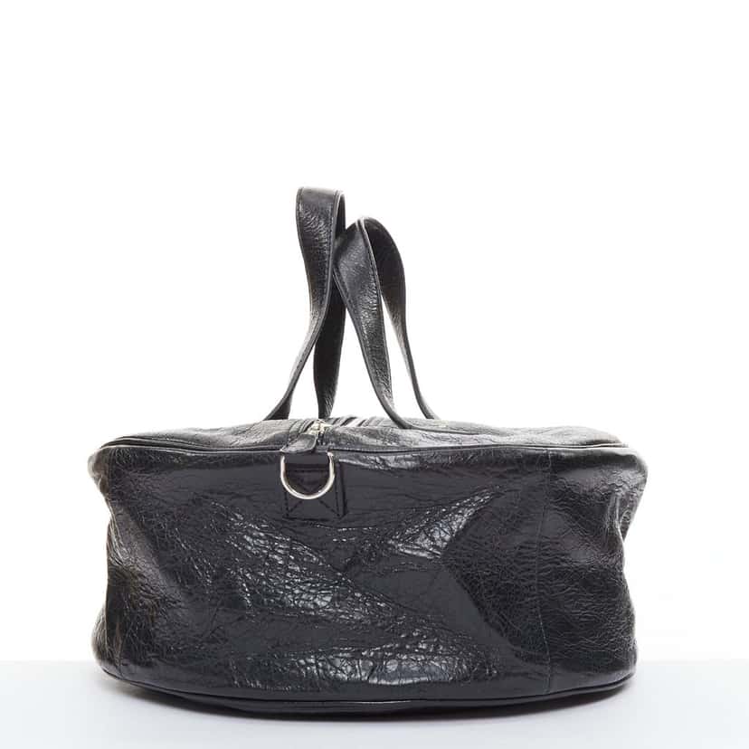 Balenciaga Arena Round Air S Hobo Black Leather Very good condition - Model View