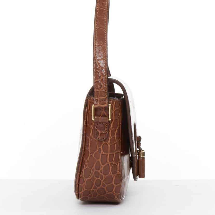 Celine Medium Tassel Brown Leather Very good condition - Model View