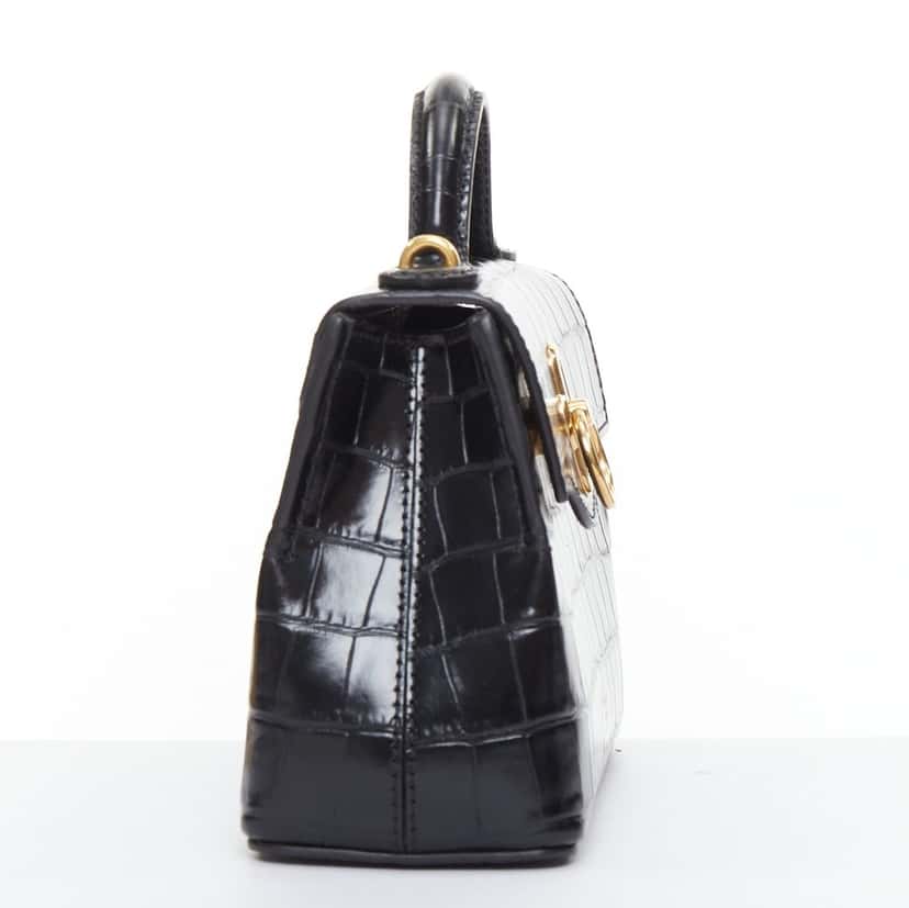 Mulberry Micro Seaton Black Leather Very good condition - Model View