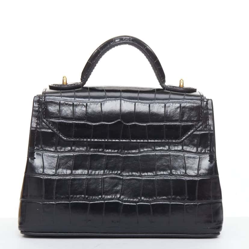 Mulberry Micro Seaton Black Leather Very good condition - Box View