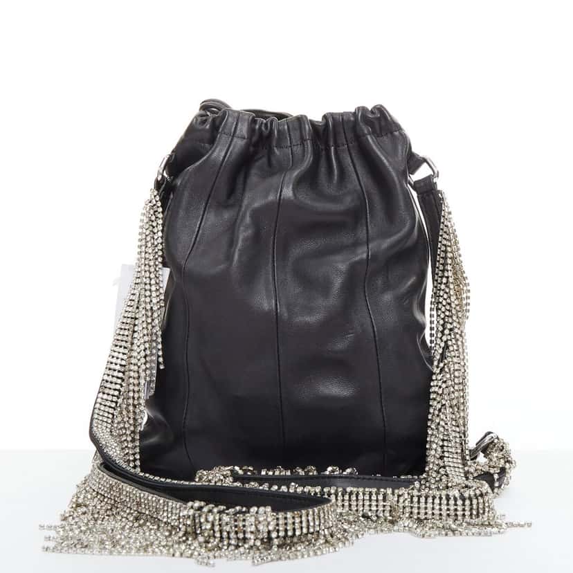 Kara Product Black Leather Never worn, with tag - Model View