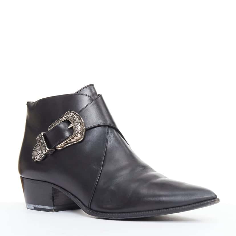 Saint Laurent Product Black Leather Fair condition - Back View