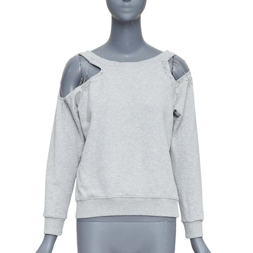 Saint Laurent Product Grey Cotton Very good condition - Front View