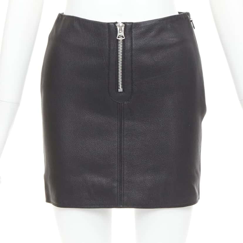 Acne Studios Franca Black Leather Very good condition - Front View