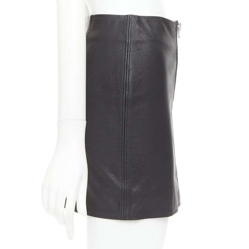 Acne Studios Franca Black Leather Very good condition - Model View