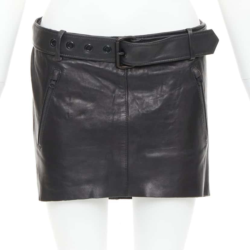 Acne Studios Mimi Leather Black Leather Never worn, with tag - Front View