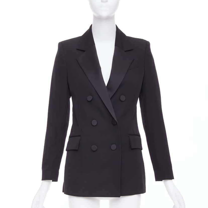 Racil Hatanaka Black Wool Very good condition - Front View