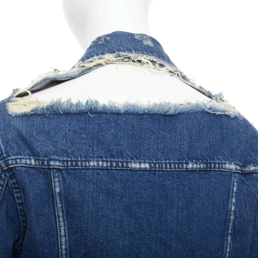 Acne Studios Fever Torn Blue Denim Very good condition - Back View