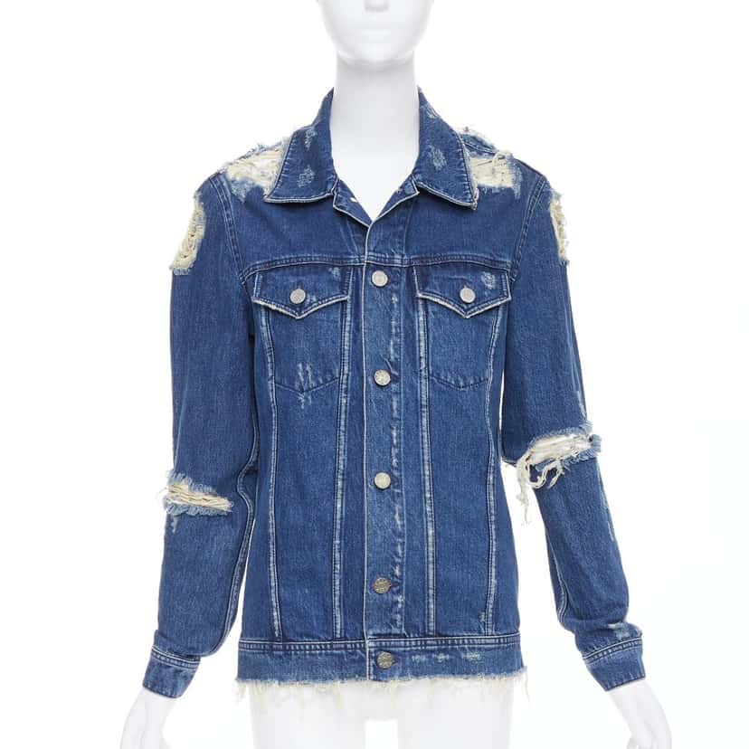 Acne Studios Fever Torn Blue Denim Very good condition - Inside View