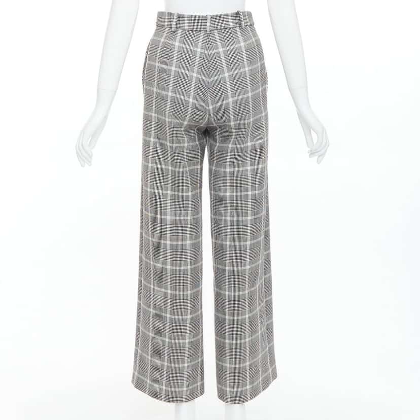 Stella McCartney Pleats Cropped Pants Grey Wool Very good condition - Box View