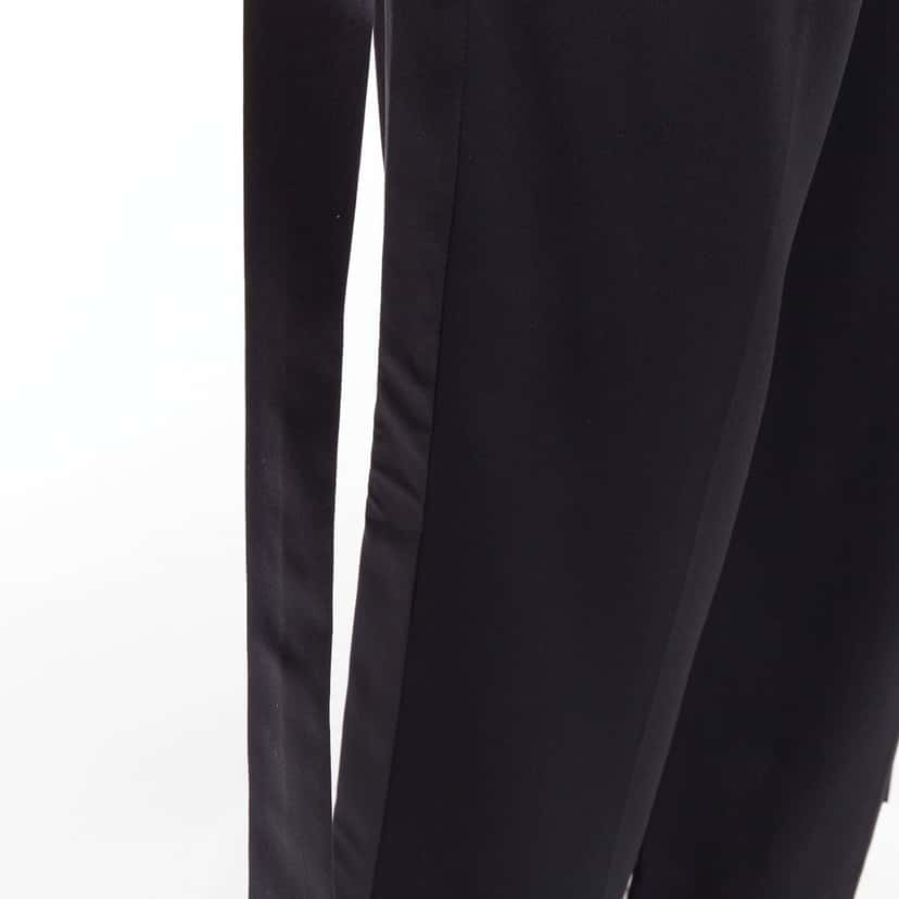 Givenchy Fringe Wide Pants Black Viscose Very good condition - Back View