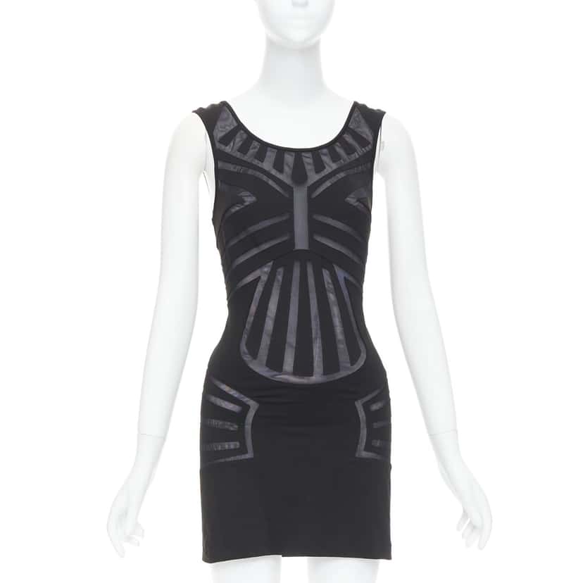 La Perla Contour Panels Dress Black Polyamide Very good condition - Front View