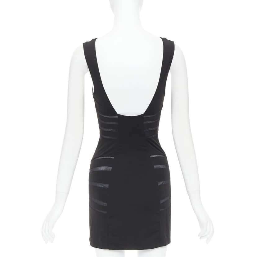 La Perla Contour Panels Dress Black Polyamide Very good condition - Box View