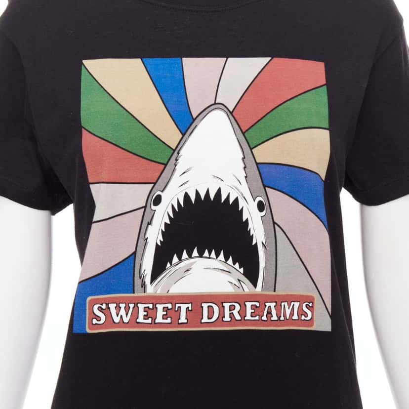 Saint Laurent Sweet Dreams Tee Black Cotton Very good condition - Back View