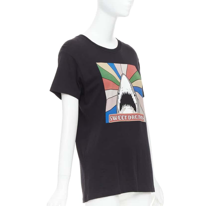 Saint Laurent Sweet Dreams Tee Black Cotton Very good condition - Inside View