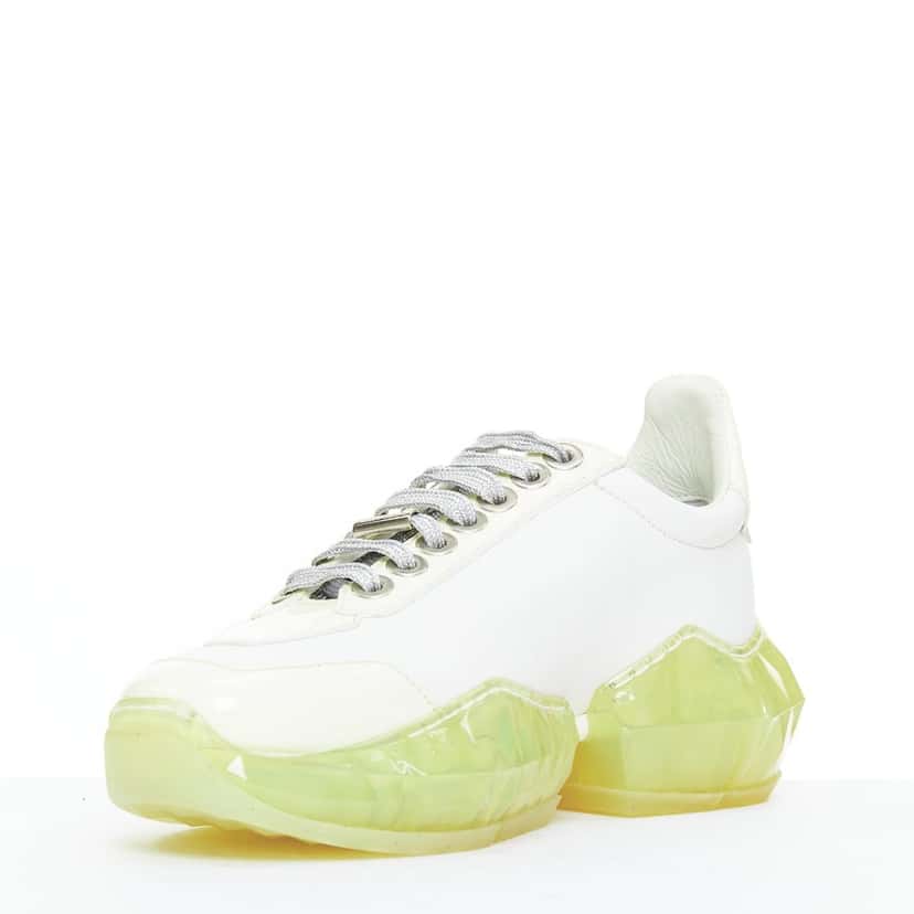 Jimmy Choo Diamond White Leather Good condition - Model View