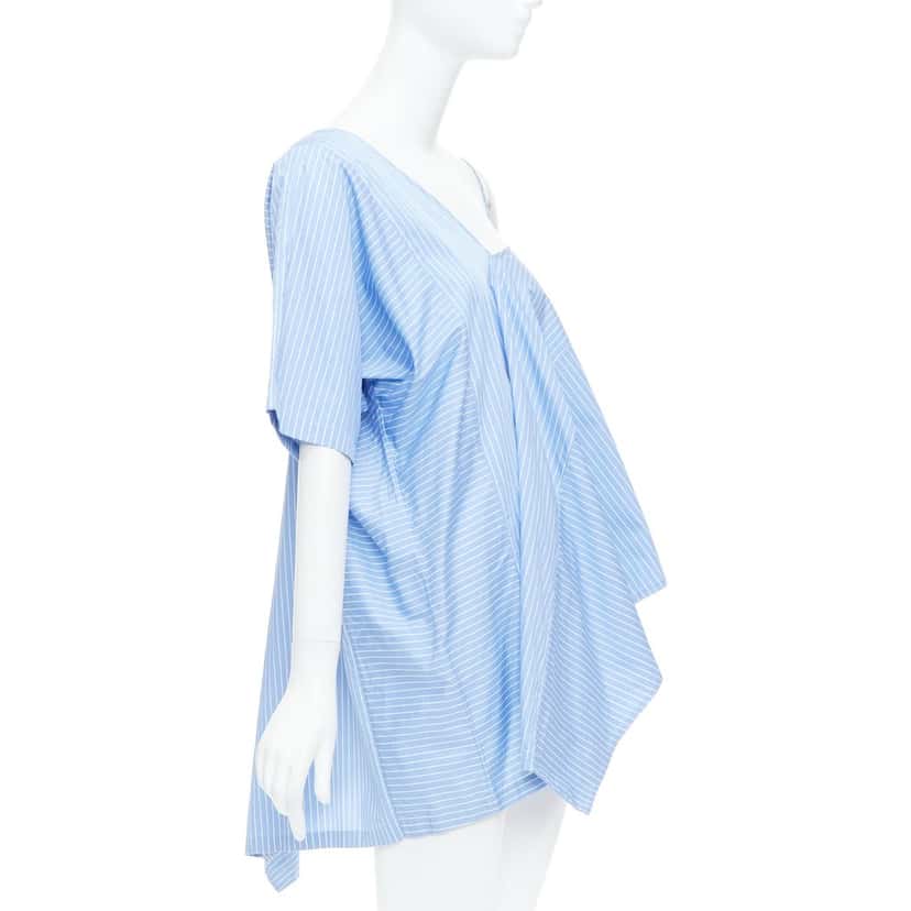 MAISON MARTIN MARGIELA Deconstructed Cami Top Blue Cotton Never worn - Inside View