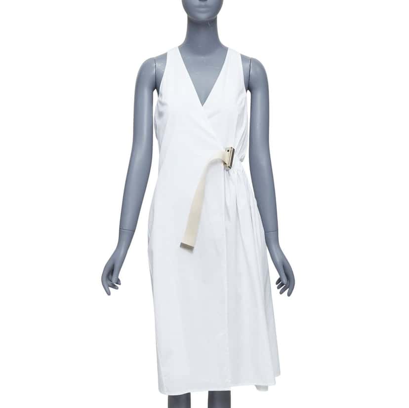 Acne Studios Chen Poplin White Cotton Fair condition - Front View