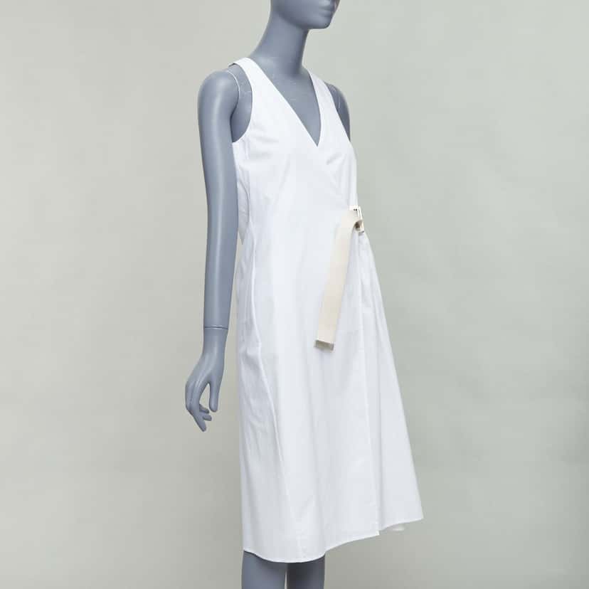 Acne Studios Chen Poplin White Cotton Fair condition - Inside View