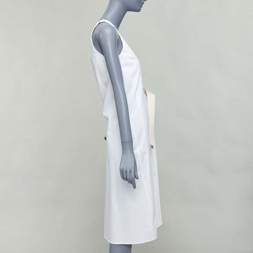 Acne Studios Chen Poplin White Cotton Fair condition - Model View