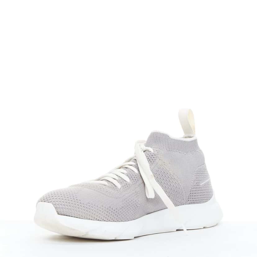 Dior Logo Knit Sneakers Grey Very good condition - Model View