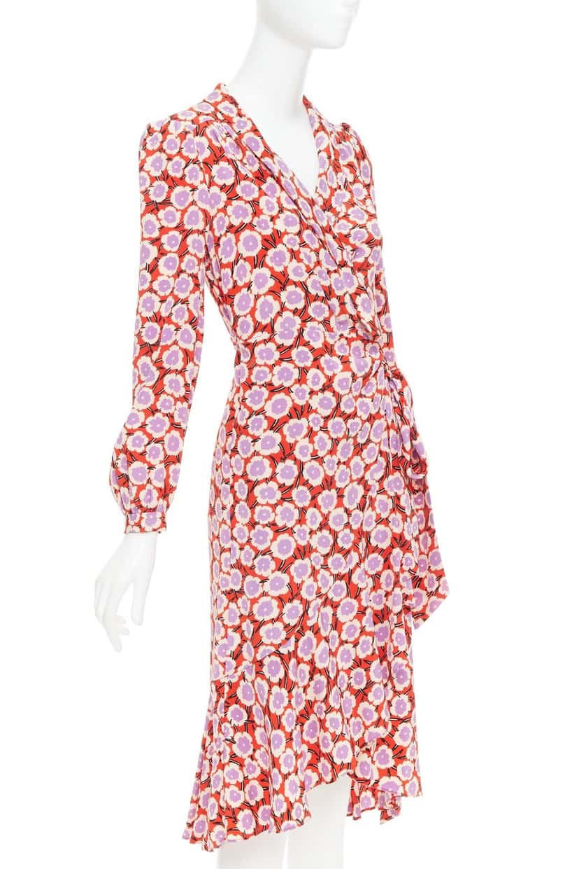 Diane von Furstenberg Carla Red Silk Very good condition - Inside View